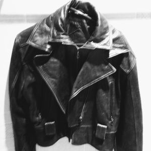 Vintage World Wear Woman's Motorcycle Jacket Small